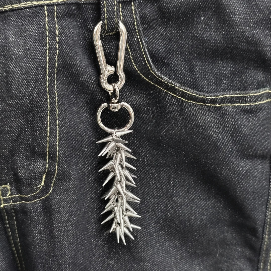 Rivet Charm Belt Loop Keychain — dettaglio della stampa