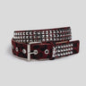 Y2K Rivet Inlay Animal Print Faux Leather Belt