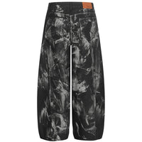 Rivet Patchwork Painter Baggy Jeans — dettaglio