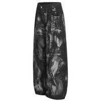 Rivet Patchwork Painter Baggy Jeans — vista posteriore