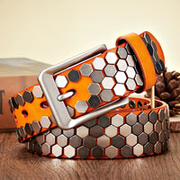 Rivet Studded Hexagonal Belt — in alternativa