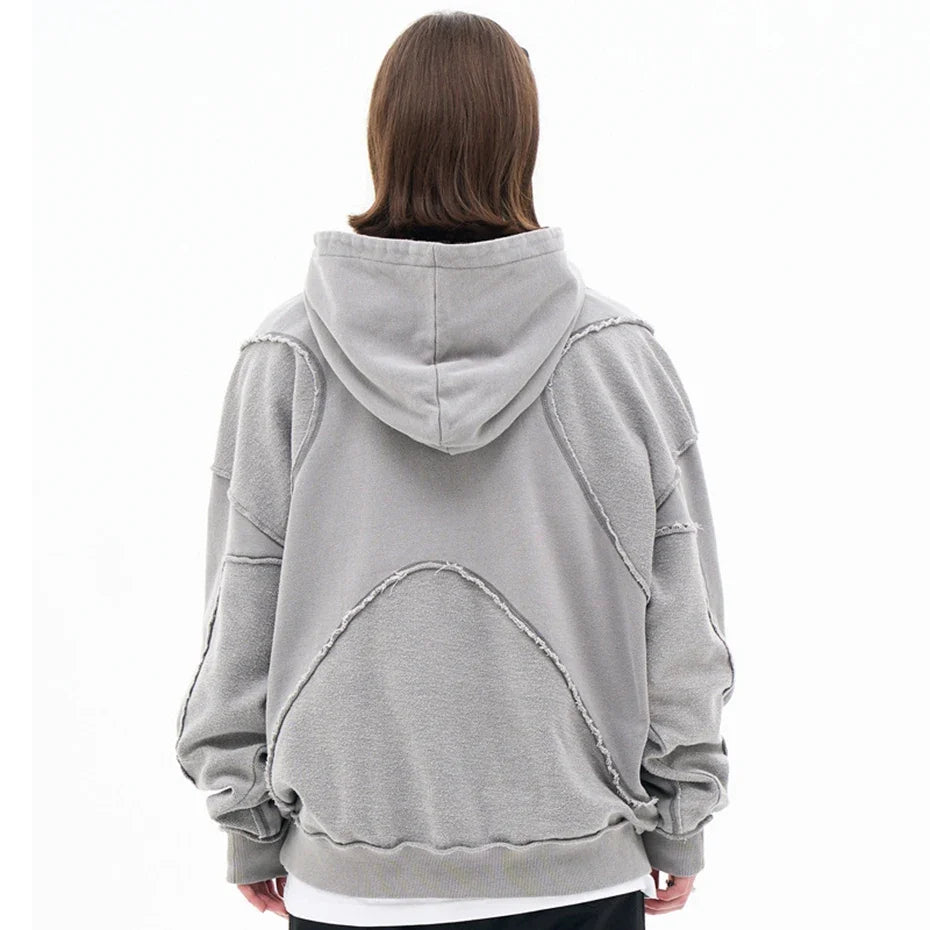 Rough Cut Segmented Hoodie — in alternativa