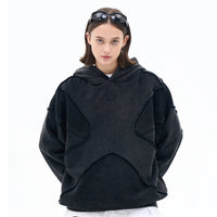 Rough Cut Segmented Hoodie — dettaglio della stampa