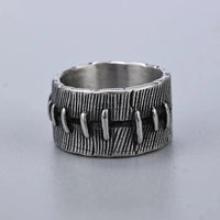 Rough Stitching Ring — vista frontale