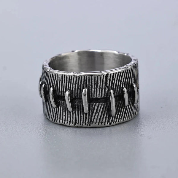 Rough Stitching Ring — vista frontale