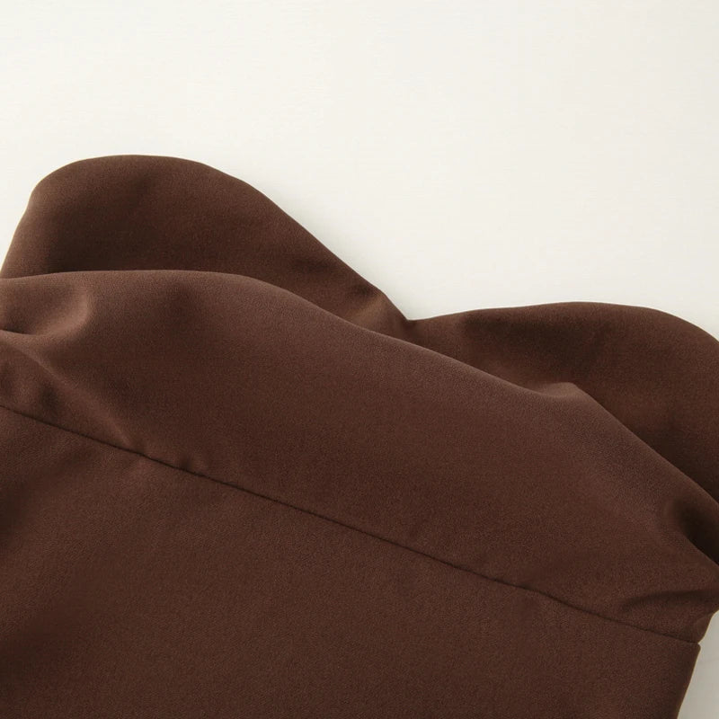 Ruched Backless Bandeau Tube Top — in alternativa