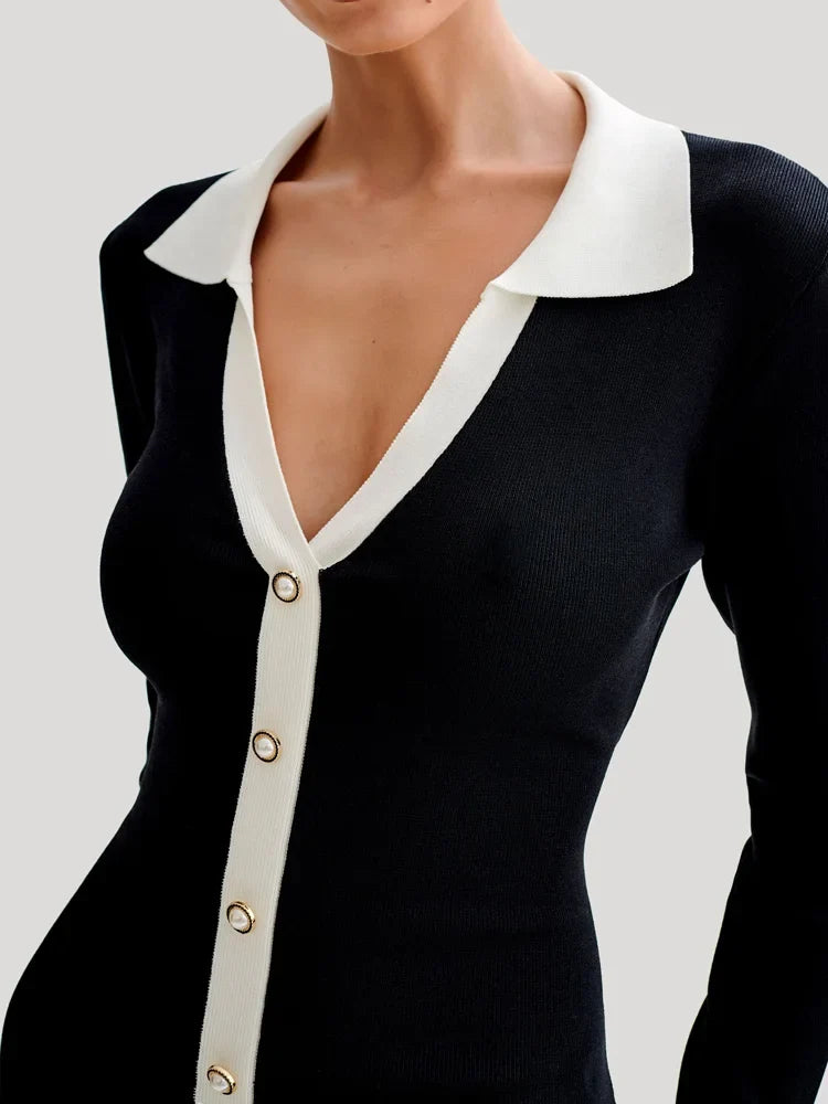 Ruffled Bow Knit Mini Dress — in alternativa