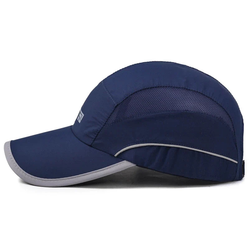 Running Athletic Baseball Cap — vista laterale