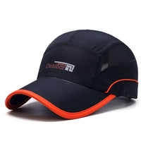 Running Athletic Baseball Cap — vista frontale
