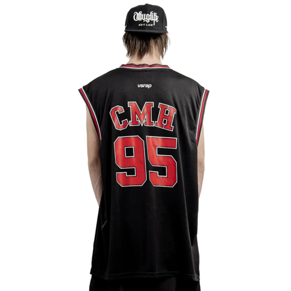 Satan Club Jersey Tank Top — vista laterale