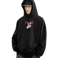 Satan Skateboard Graphic Hoodie — vista posteriore
