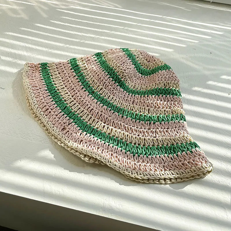 Seaside Knit Bucket Hat — vista completa