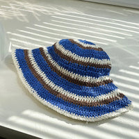 Seaside Knit Bucket Hat — vista frontale