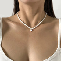 Seed Beads Heart Pendant Necklace — dettaglio della stampa