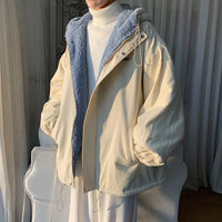 Sherpa Fleece Lined Hooded Jacket Coat — in alternativa