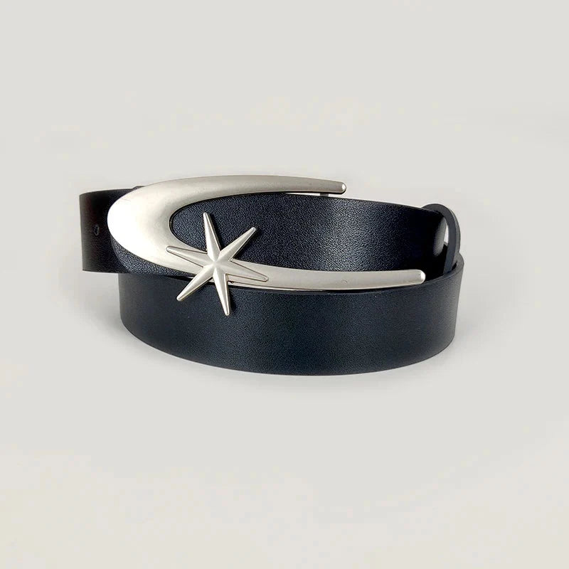 Shooting Star Crescent Moon Belt — dettaglio della stampa