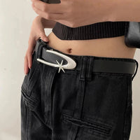 Shooting Star Crescent Moon Belt — vista posteriore