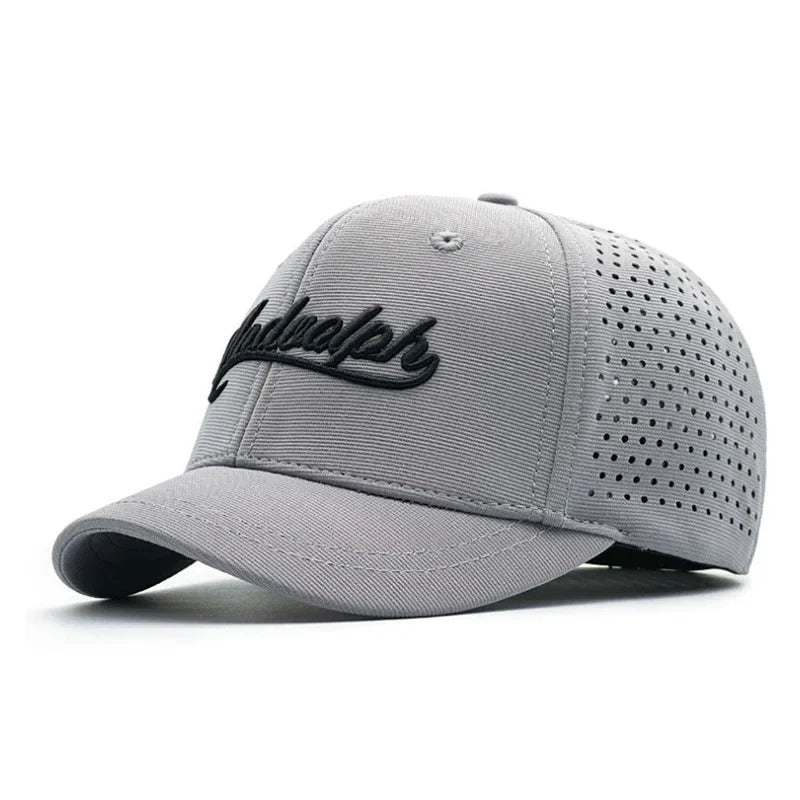 Short Brim Breathable Baseball Cap — dettaglio