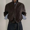 Y2K Short Essentials Zip Up Faux Leather Jacket