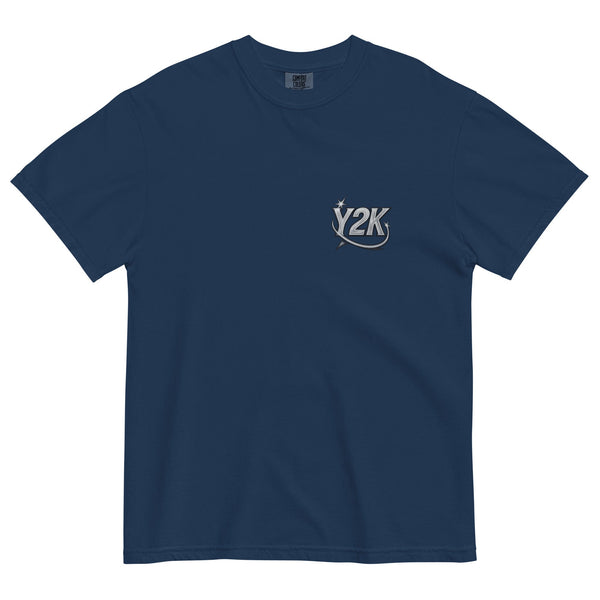 Y2K Silver Star Graphic Heavyweight T-Shirt