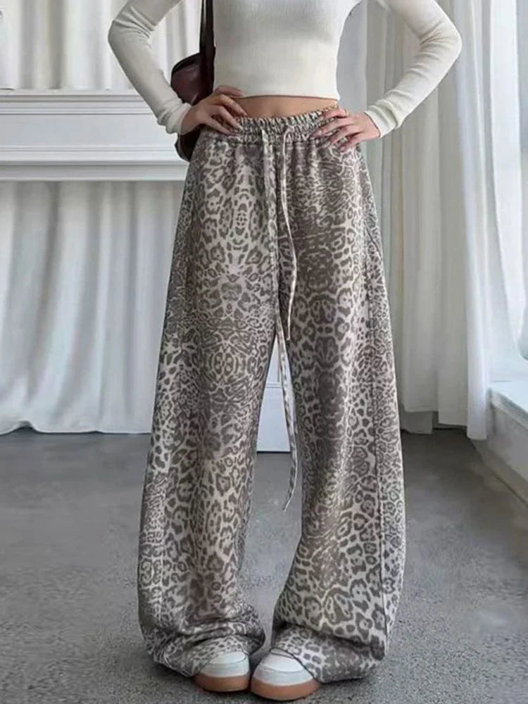 Snow Leopard High Waist Sweatpants Joggers Trousers — in alternativa