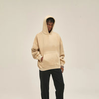 Speckled Ink Faded Distressed Baggy Hoodie — vista laterale