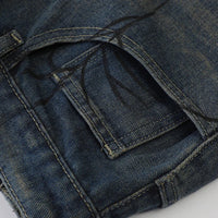 Spider Cobweb Graphic Jorts — vista posteriore