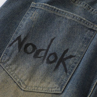 Spider Cobweb Graphic Jorts — dettaglio
