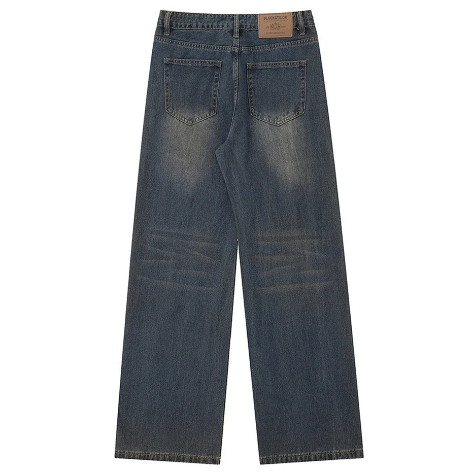 Spider Print Graphic Denim Jeans — in alternativa