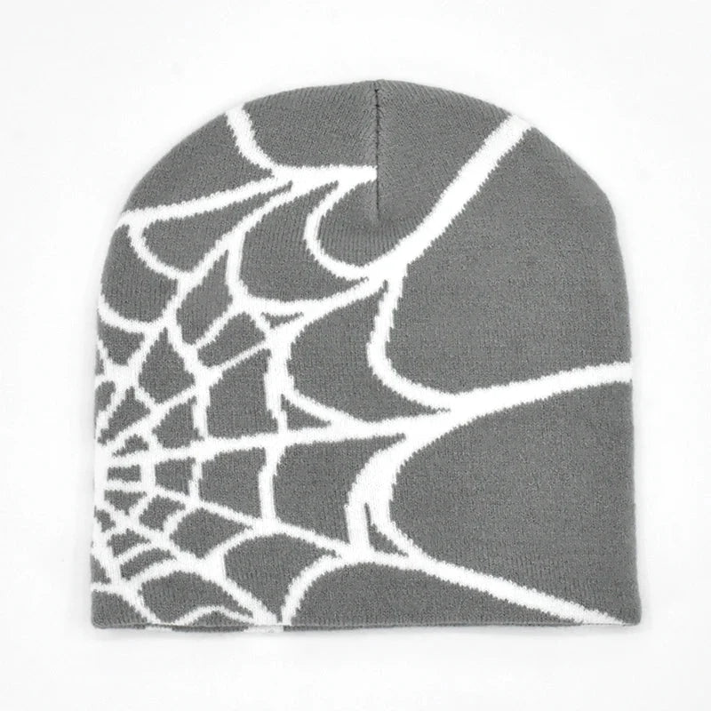 Spider Web Beanie — dettaglio della stampa