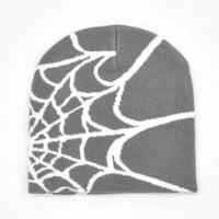 Spider Web Beanie — dettaglio della stampa