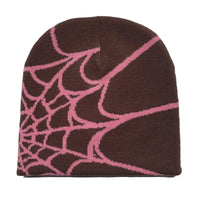 Spider Web Beanie — dettaglio del tessuto
