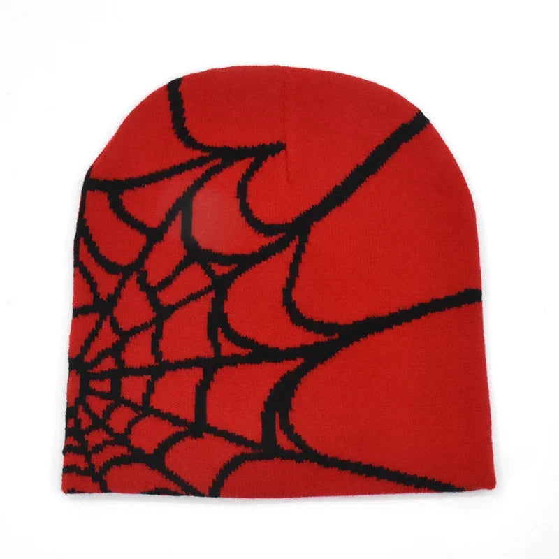 Spider Web Beanie — vista laterale