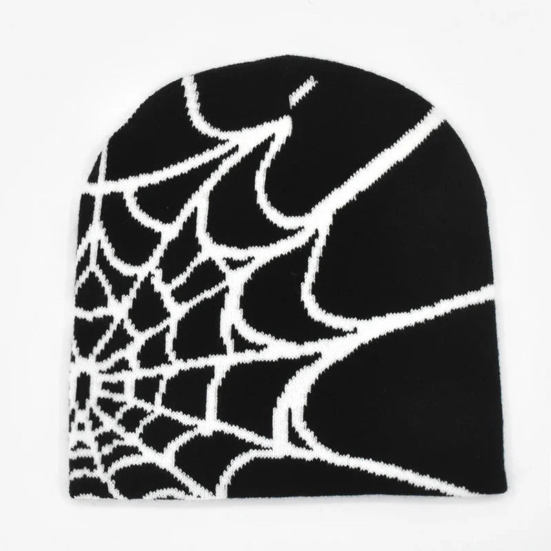 Spider Web Beanie — dettaglio del tessuto