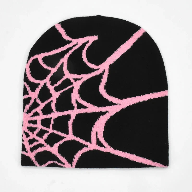 Spider Web Beanie — vista frontale