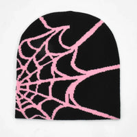 Spider Web Beanie — vista frontale