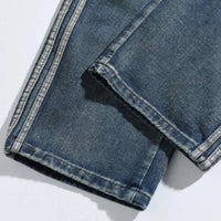 Spliced Baggy Denim Jeans — vista laterale