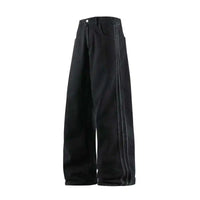 Spliced Baggy Denim Jeans — vista frontale