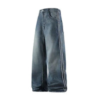 Spliced Baggy Denim Jeans — vista posteriore
