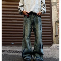Spliced Flare Baggy Jeans — dettaglio della stampa