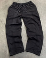 Y2K Spliced Straight Leg Sweatpants Jogger Trousers