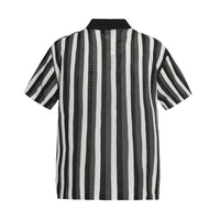 Spliced Striped Knitted Cardigan — in alternativa