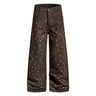 Y2K Square Rhinestone Wide Leg Jeans