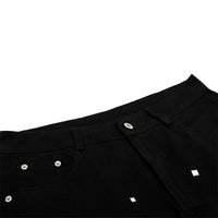 Square Rhinestone Wide Leg Jeans — in alternativa