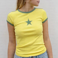Star Baby Tee Yellow — dettaglio