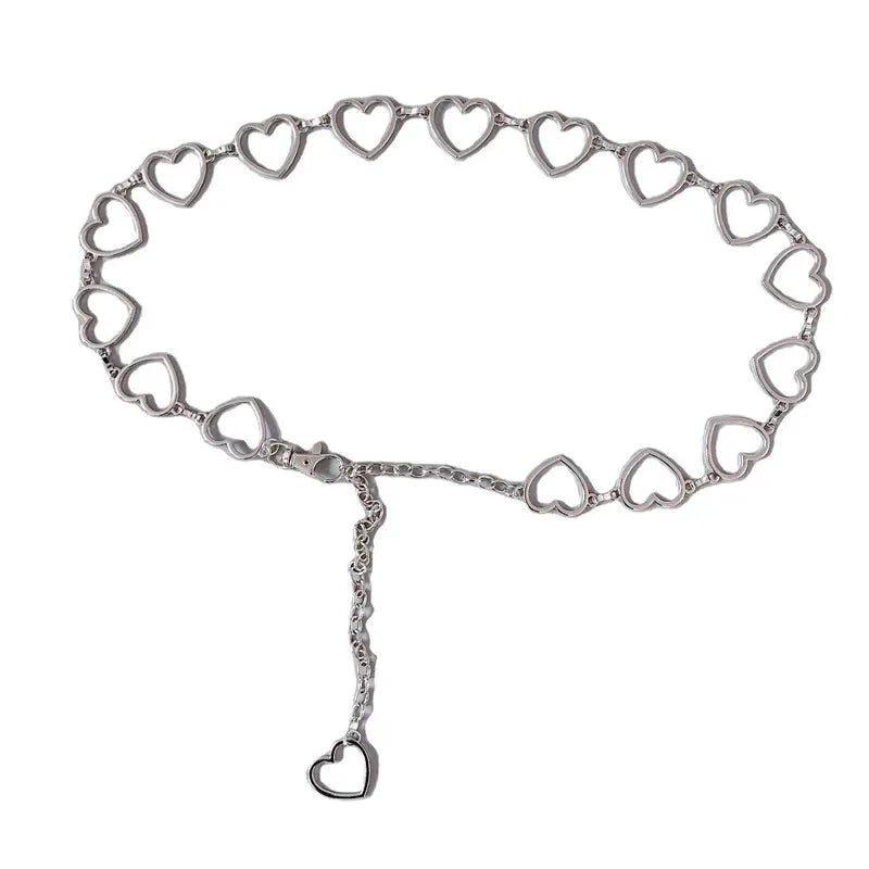 Star Metal Waist Chain Belt — vista posteriore