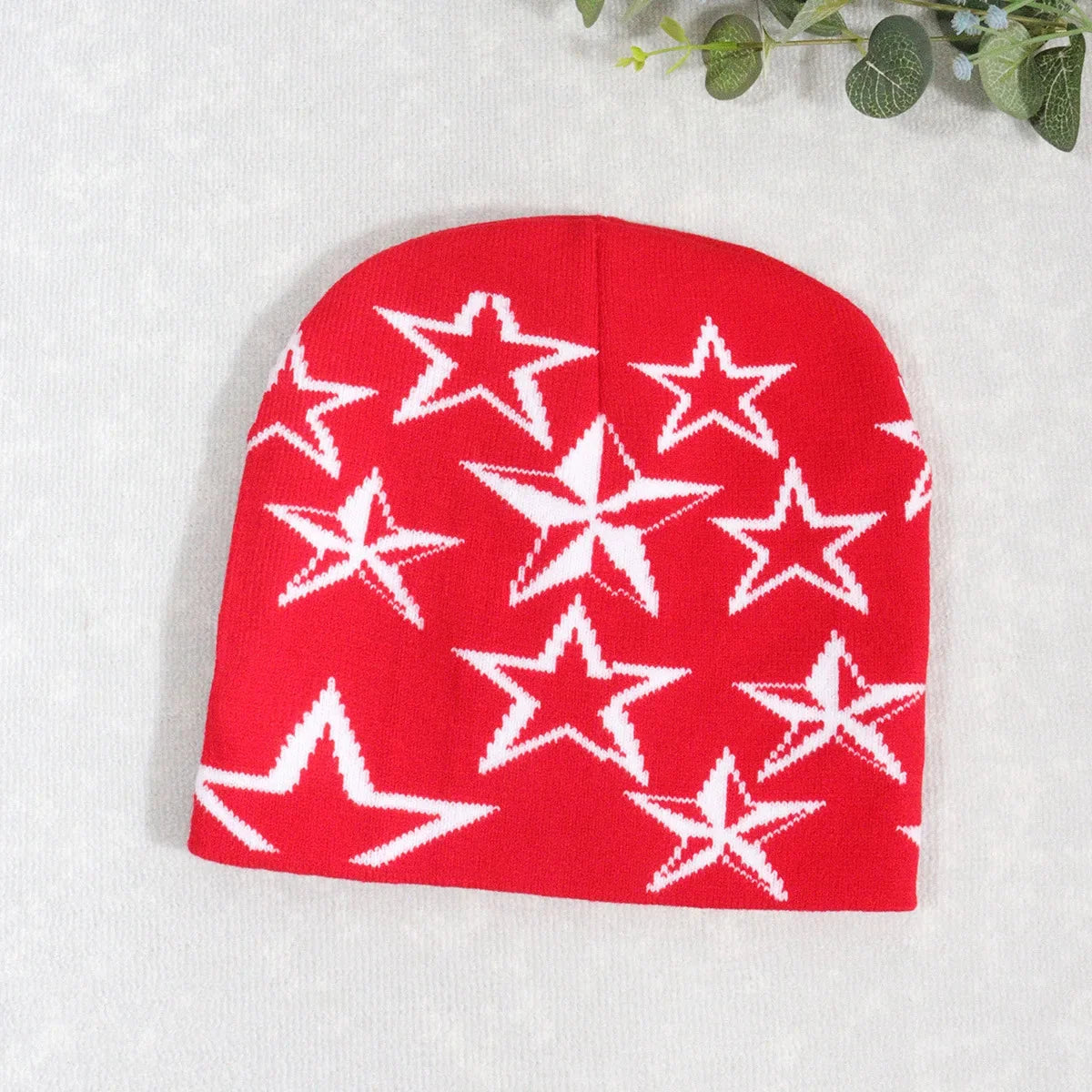 Star Studded Beanie — dettaglio del tessuto