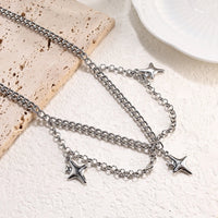 Starry Night Pendant Necklace — dettaglio del tessuto