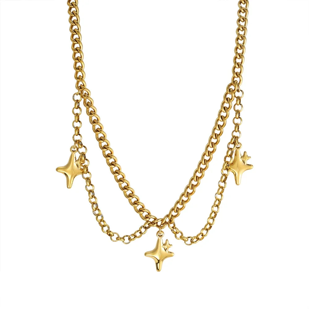 Starry Night Pendant Necklace — vista posteriore