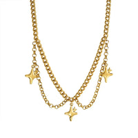 Starry Night Pendant Necklace — vista posteriore